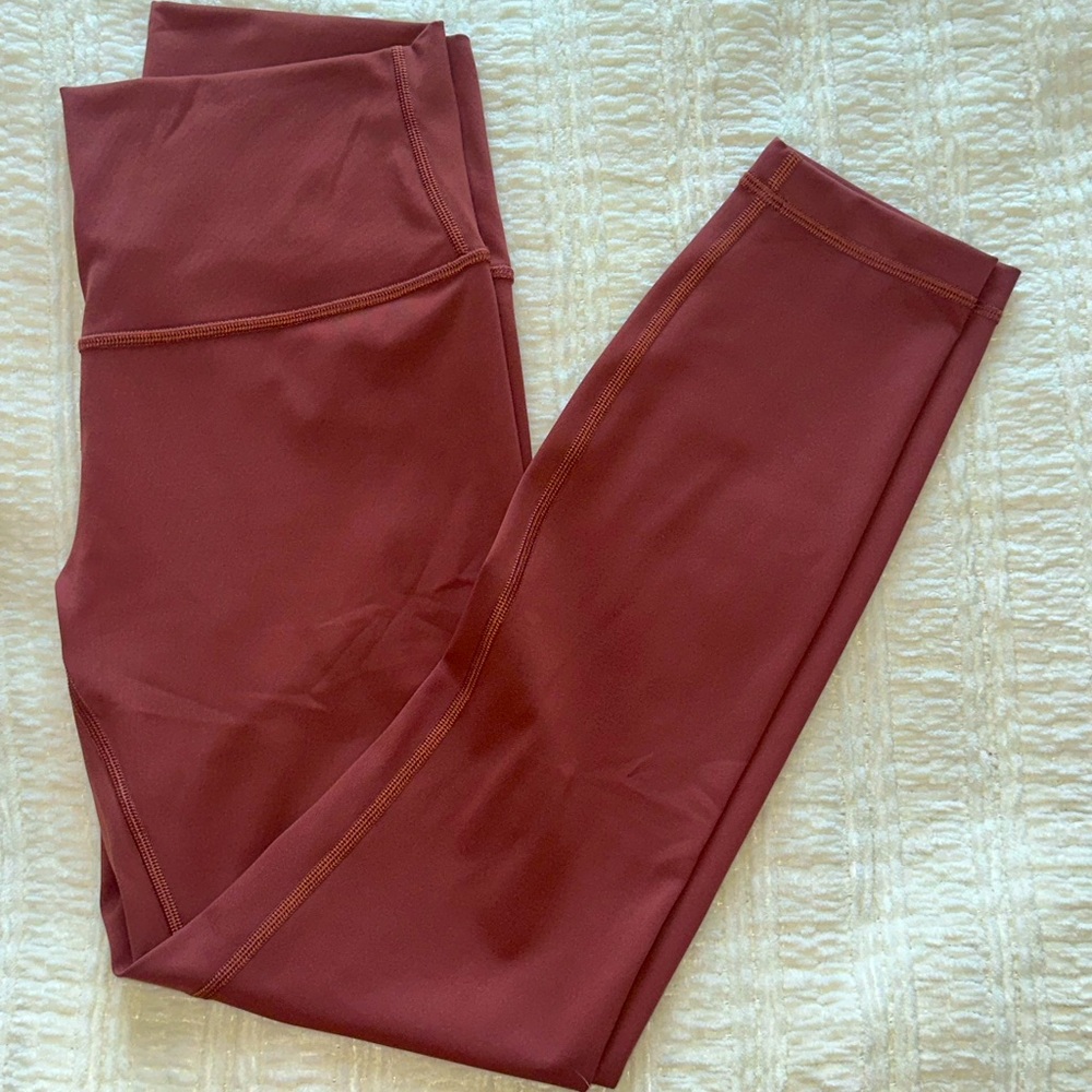 Lululemon size 6 salmon leggings